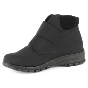 Ellie - Black Cushioned Step Winter Walker