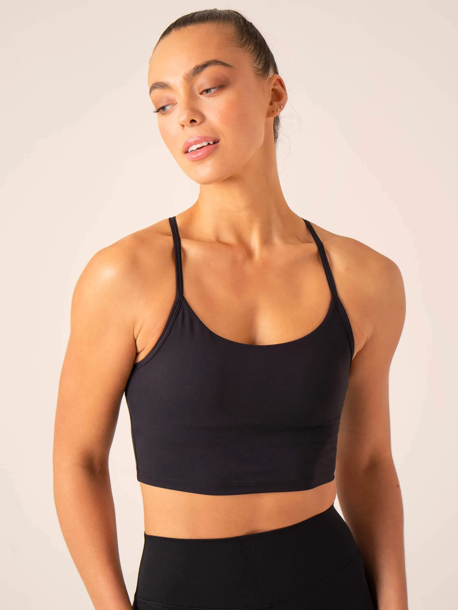 Casual Style Embody Compression Tank Bra - Black