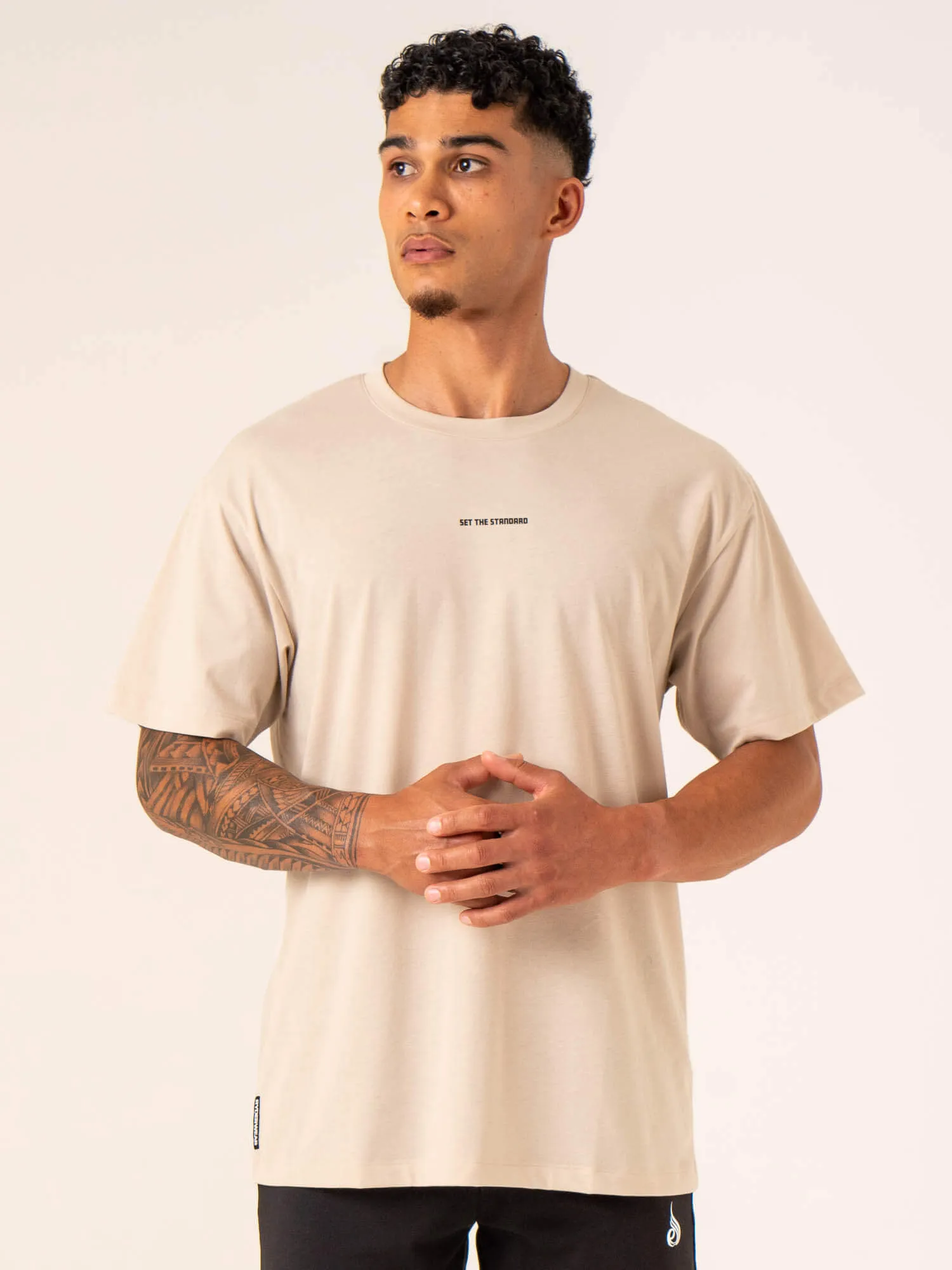 Emerge Oversized T-Shirt - Sand Versatile Comfort Wear