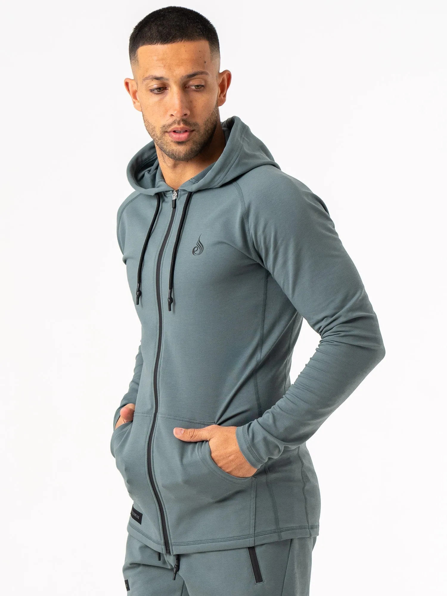 Subtle Design Detail LightweightInsulation Endurance Zip Up Jacket - Fern Green