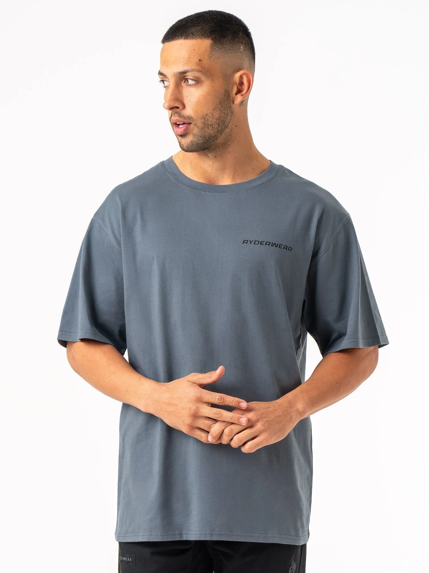 Energy Oversized T-Shirt - Petrol All Purpose Wear Comfortable Look