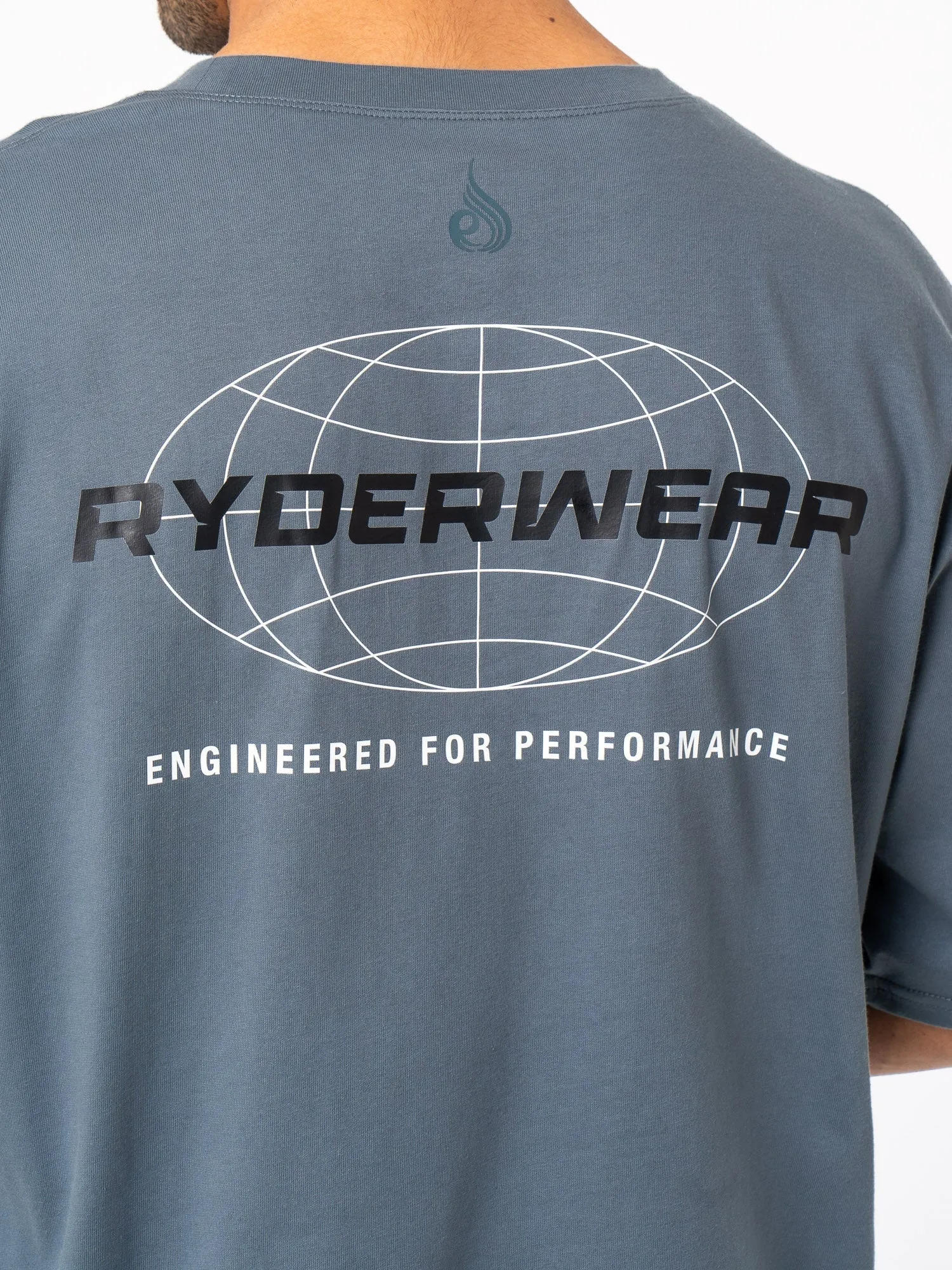 AntiBacterialTreatment Casual Touch Energy Oversized T-Shirt - Petrol