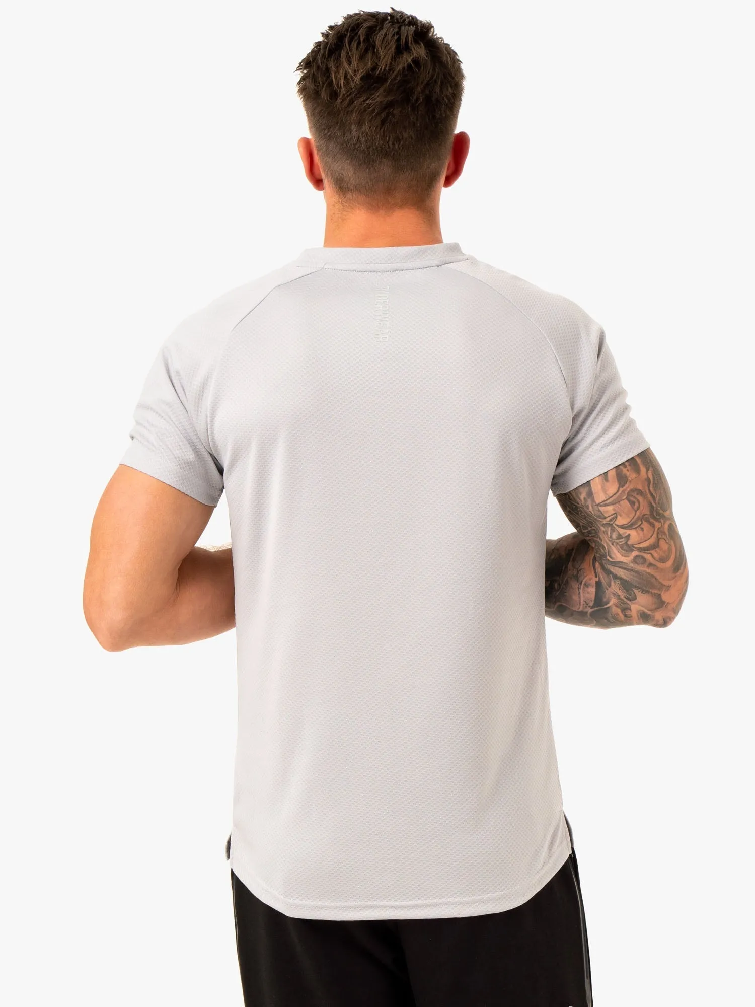 Comfortable All Day Wear Enhance T-Shirt - Snow Grey