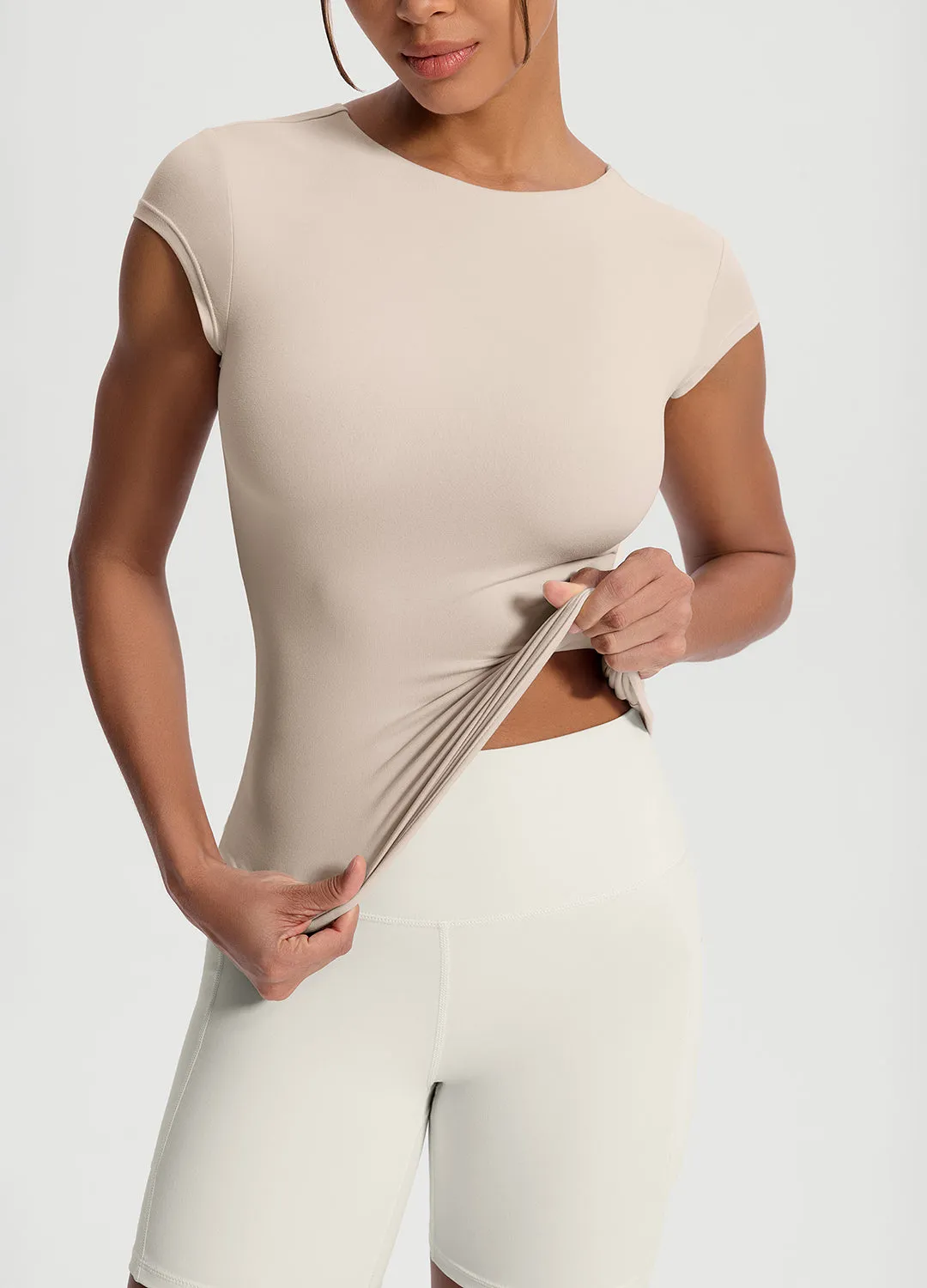 Office Casual Essential Fitted Tee