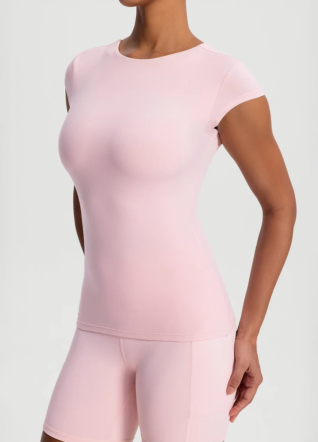 Boat neck style Essential Fitted Tee