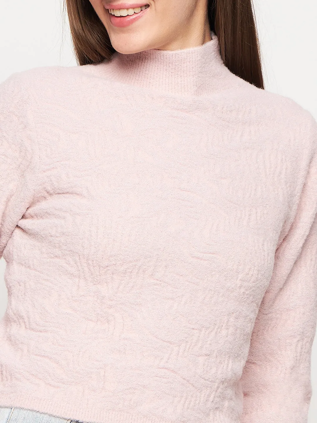 Lightweight Style Warm Knitwear Madame Baby Pink Sweater