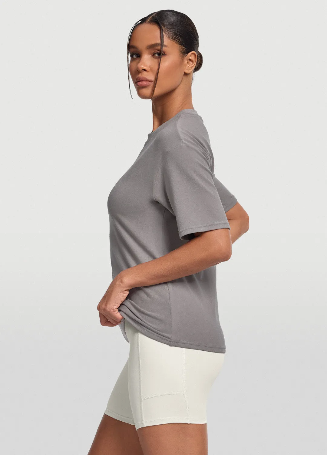 Chilly Comfort Wear Weekend Style Everyday Relaxed T-Shirt