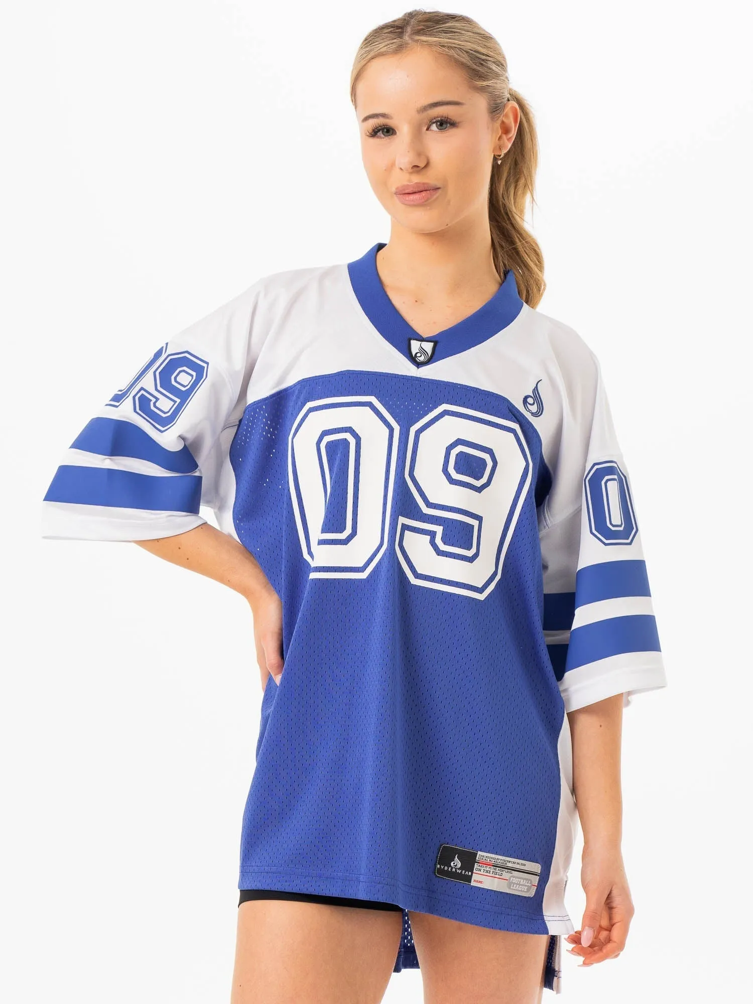Anti Odor Treatment Varsity Jersey - Cobalt