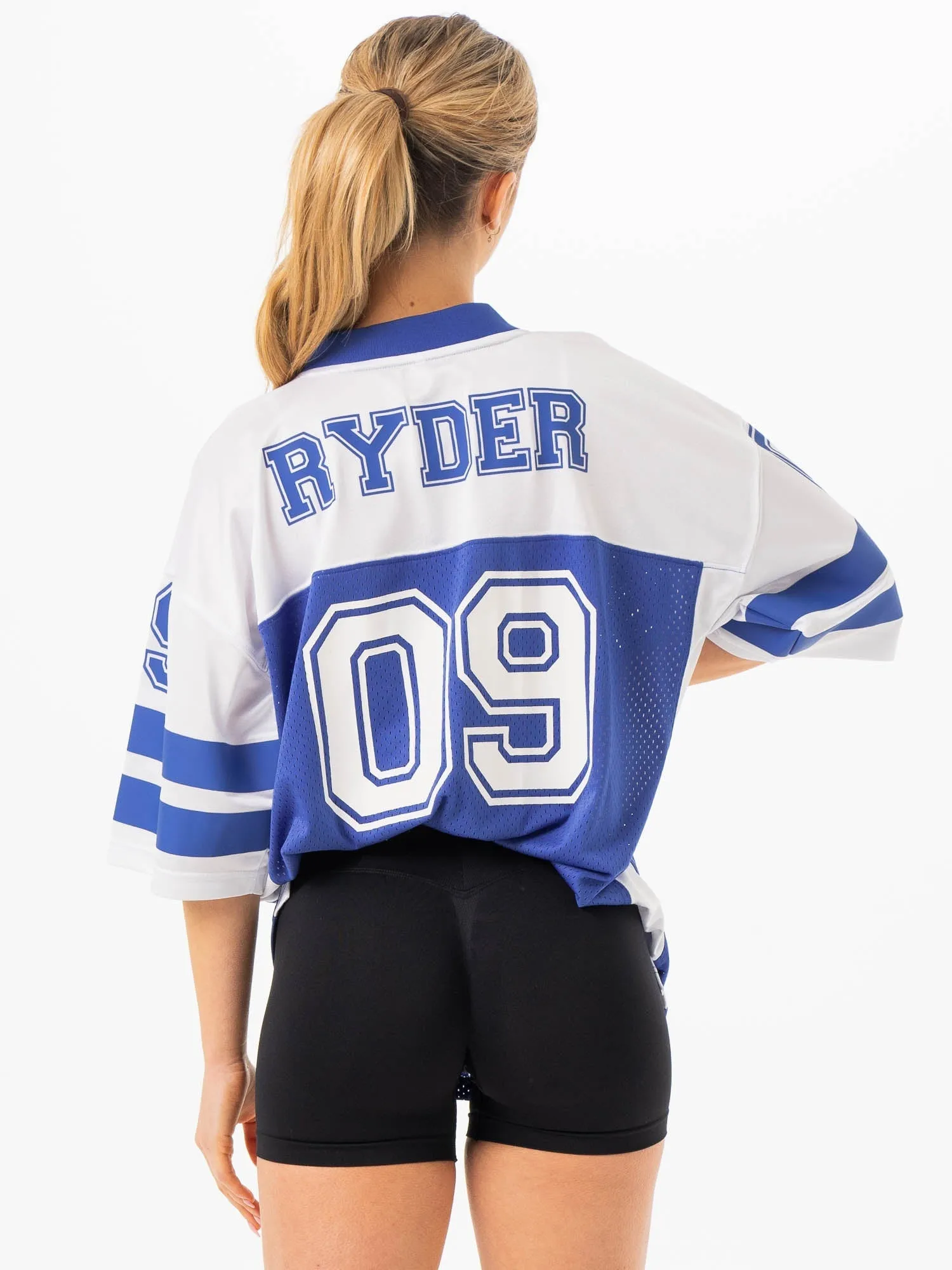 Casual everyday wear Varsity Jersey - Cobalt