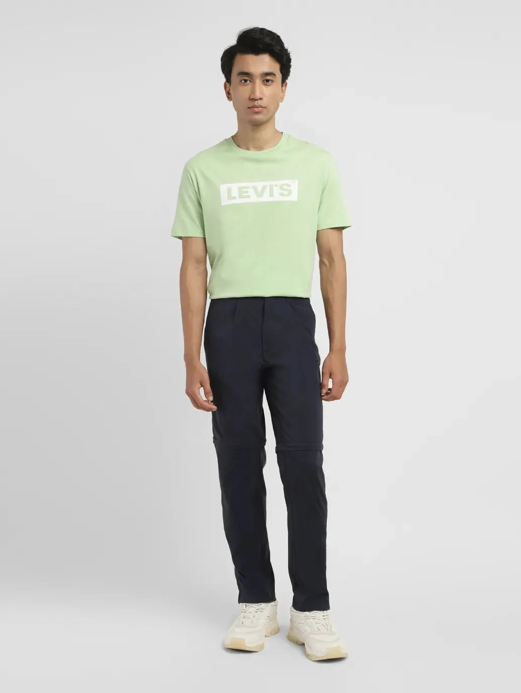 Minimal Comfort Men's Navy Regular Fit Detachable Cargo