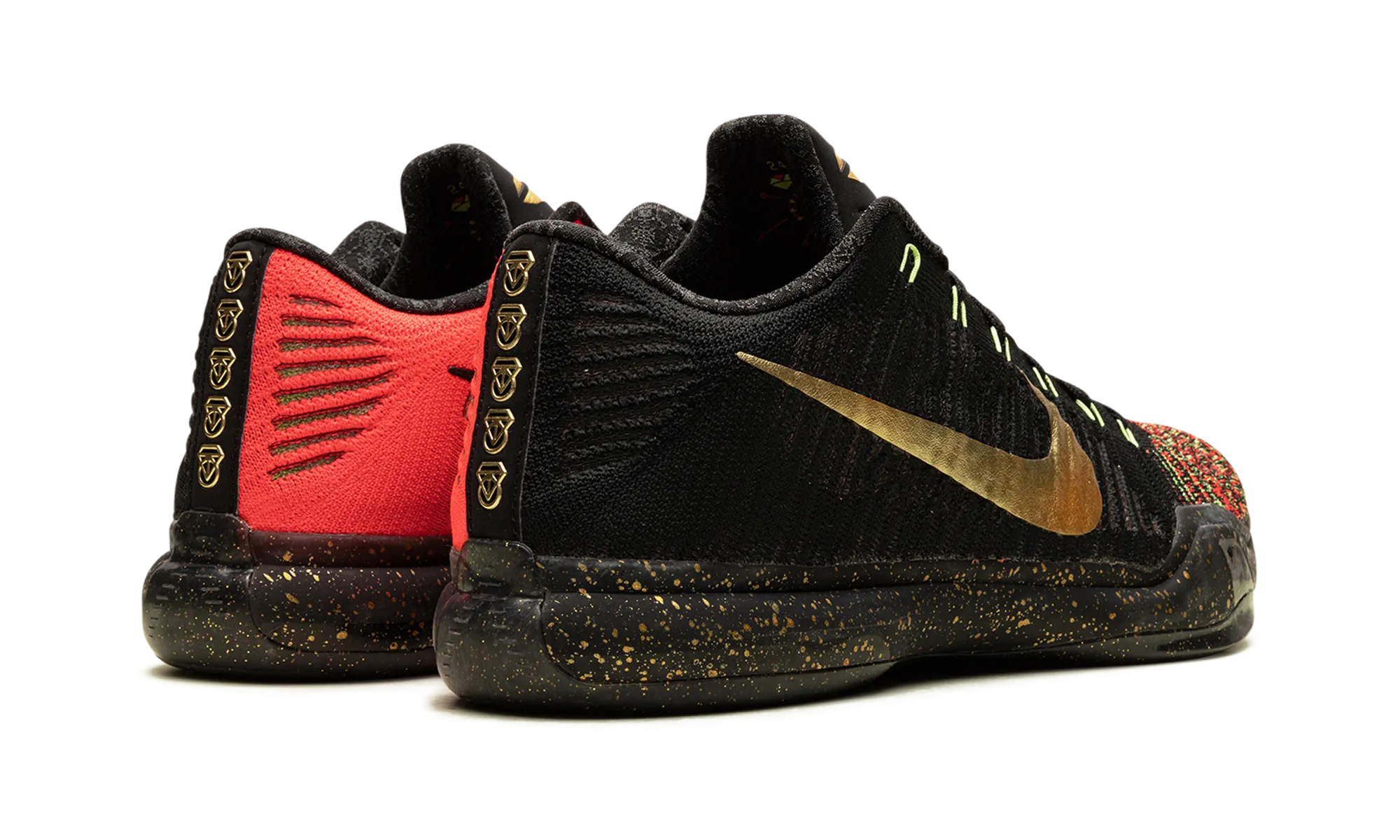 Kobe 10 Elite Low Xmas "Christmas" Agility Speed Dynamic Heel Counter