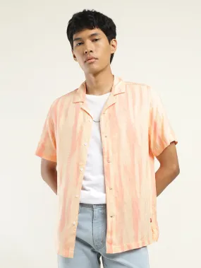 Cruise Collection Active Comfort Men's Abstract Print Camp Shirt