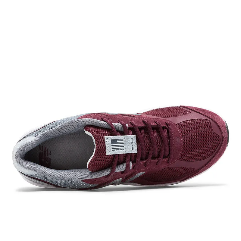 Smooth - finish 1540v3 - Burgundy with Grey - Men's