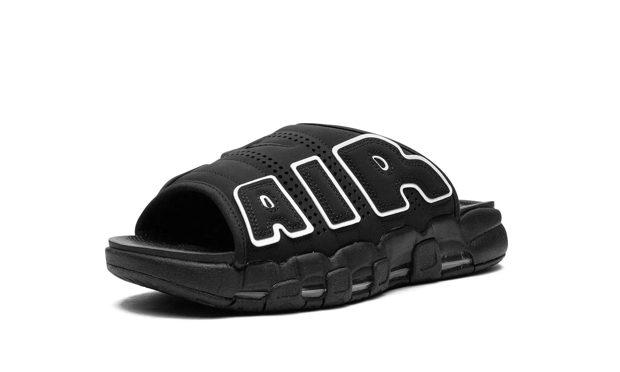 Sneaker Style Air More Uptempo Slide OG "Black/White"
