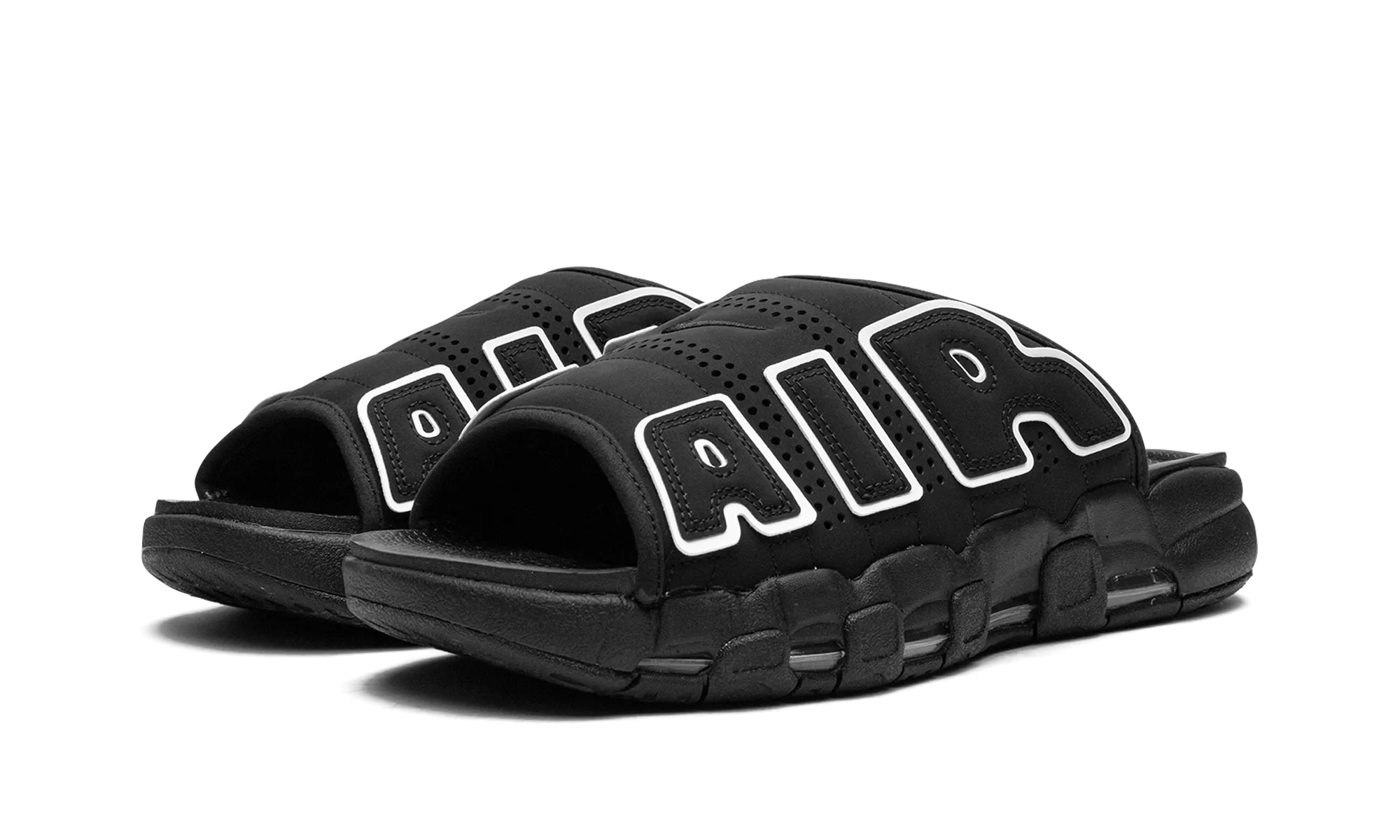 Seamless Inner Sock Liner Air More Uptempo Slide OG "Black/White"