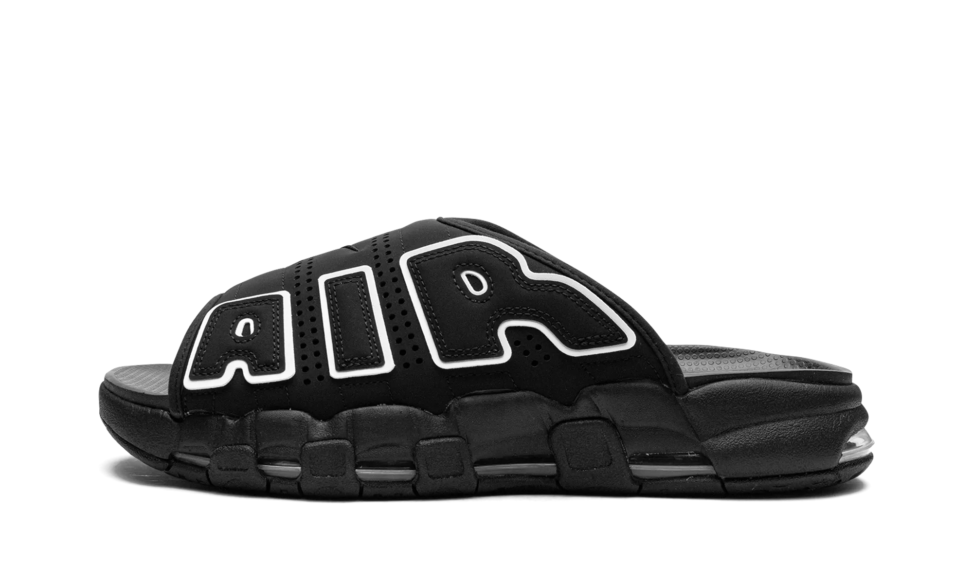 Air More Uptempo Slide OG "Black/White" Anti Torsion Arch Bridge Breathable