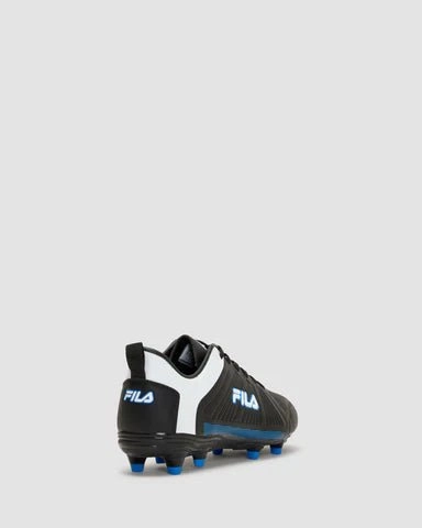 Noise Reducing Sole Hybrid Use Fila Men's Erba Black/Blue Football Boots