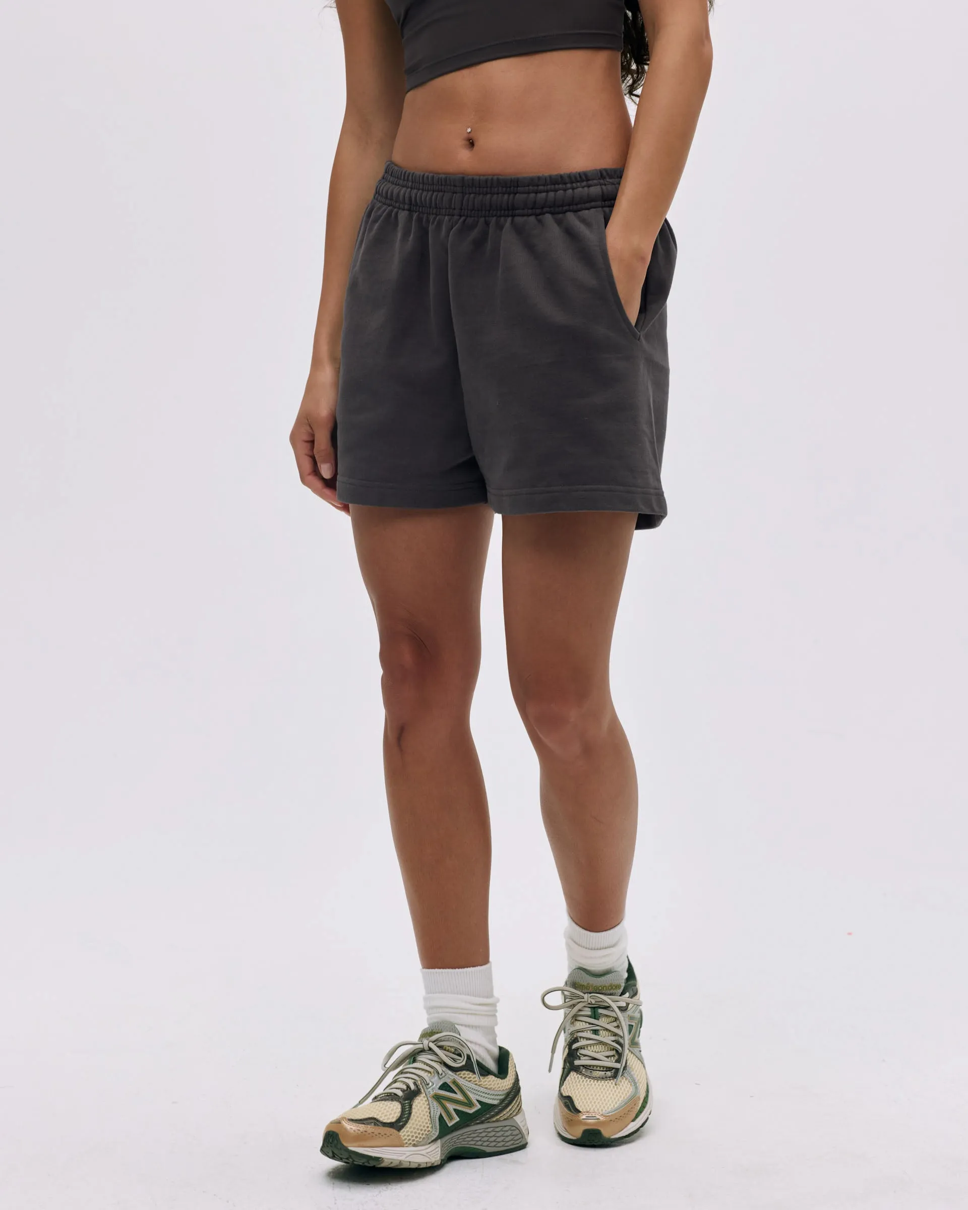 Branded Sweat Shorts - Coffee Bean artisanal quality Semi-formal