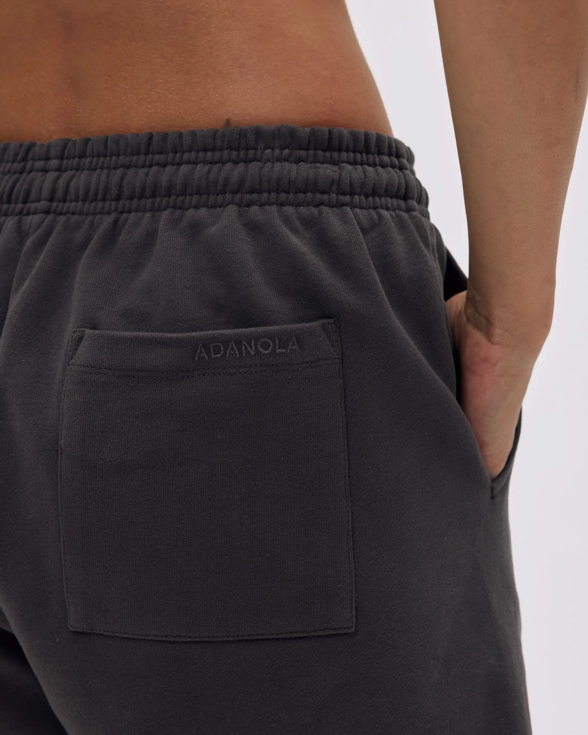 Branded Sweat Shorts - Coffee Bean Simple Comfort Flex Foam Insert