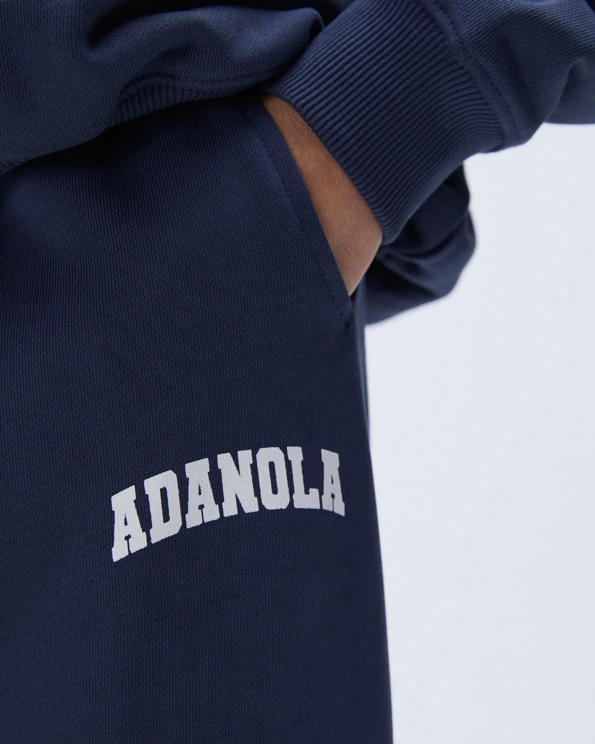 Varsity Sweatpants - Midnight Blue Fitted waist Effortless Layer
