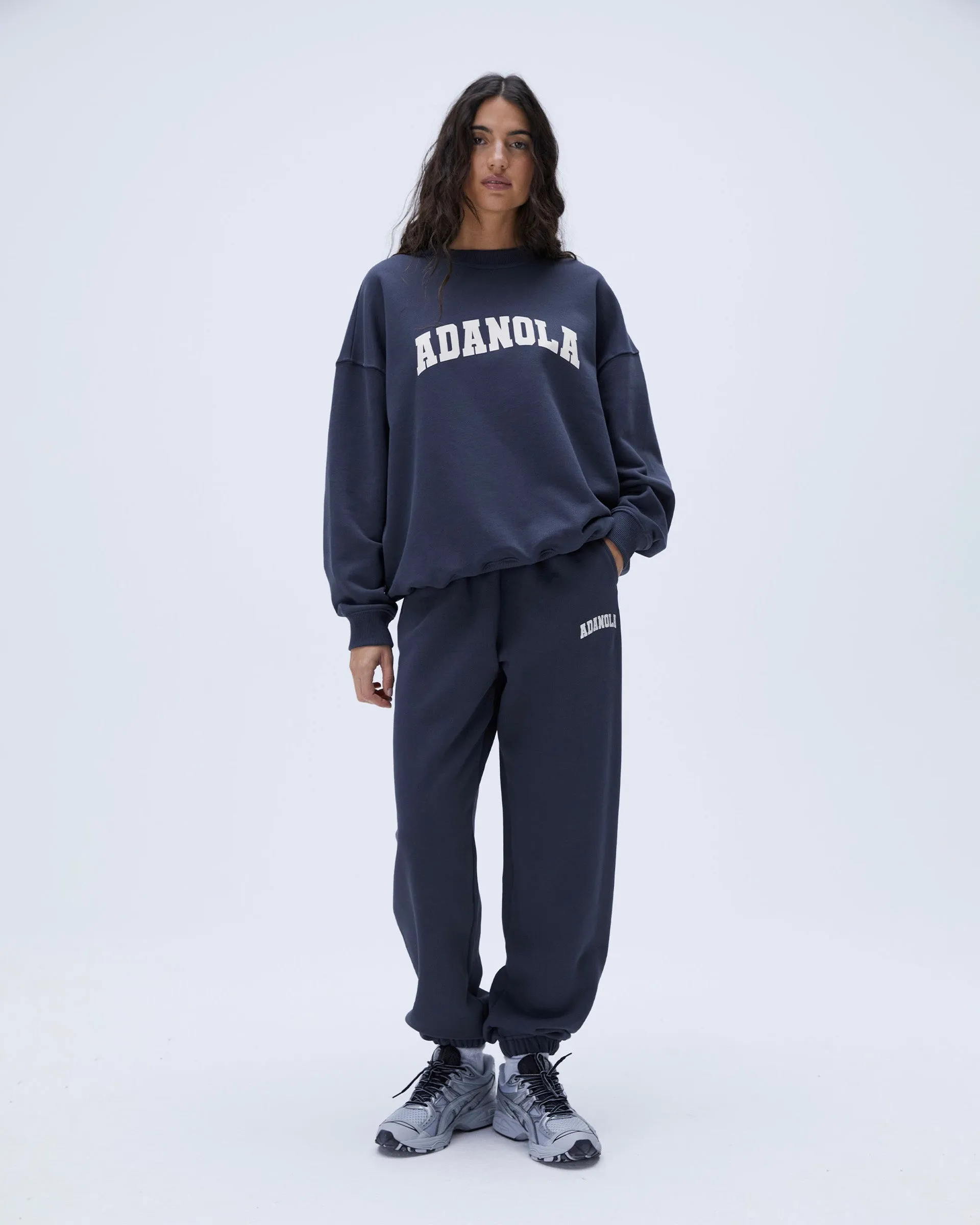 Varsity Sweatpants - Midnight Blue Comfy Style