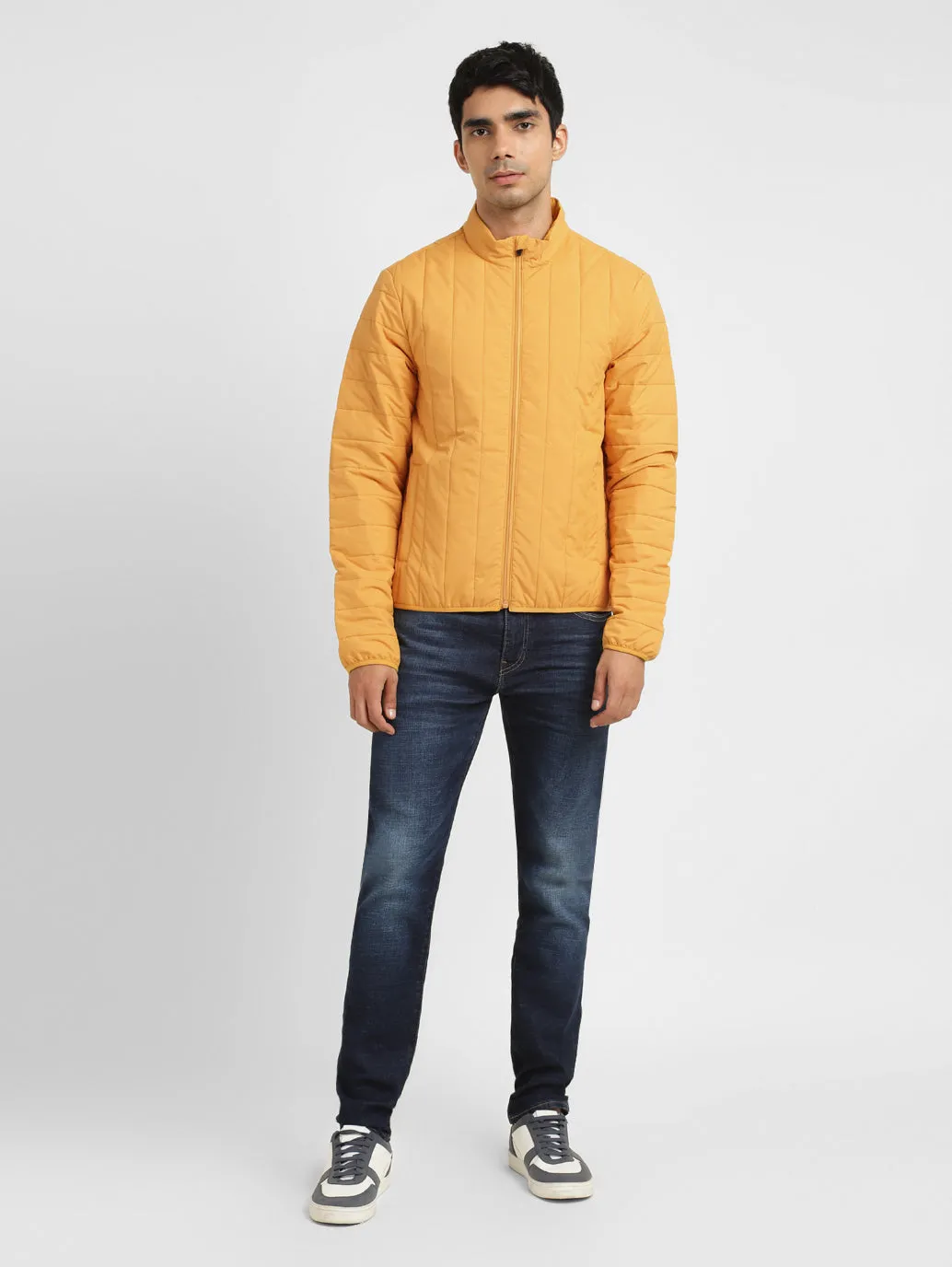 Men's Mock Collar Padded Jacket AntiPillingFinish