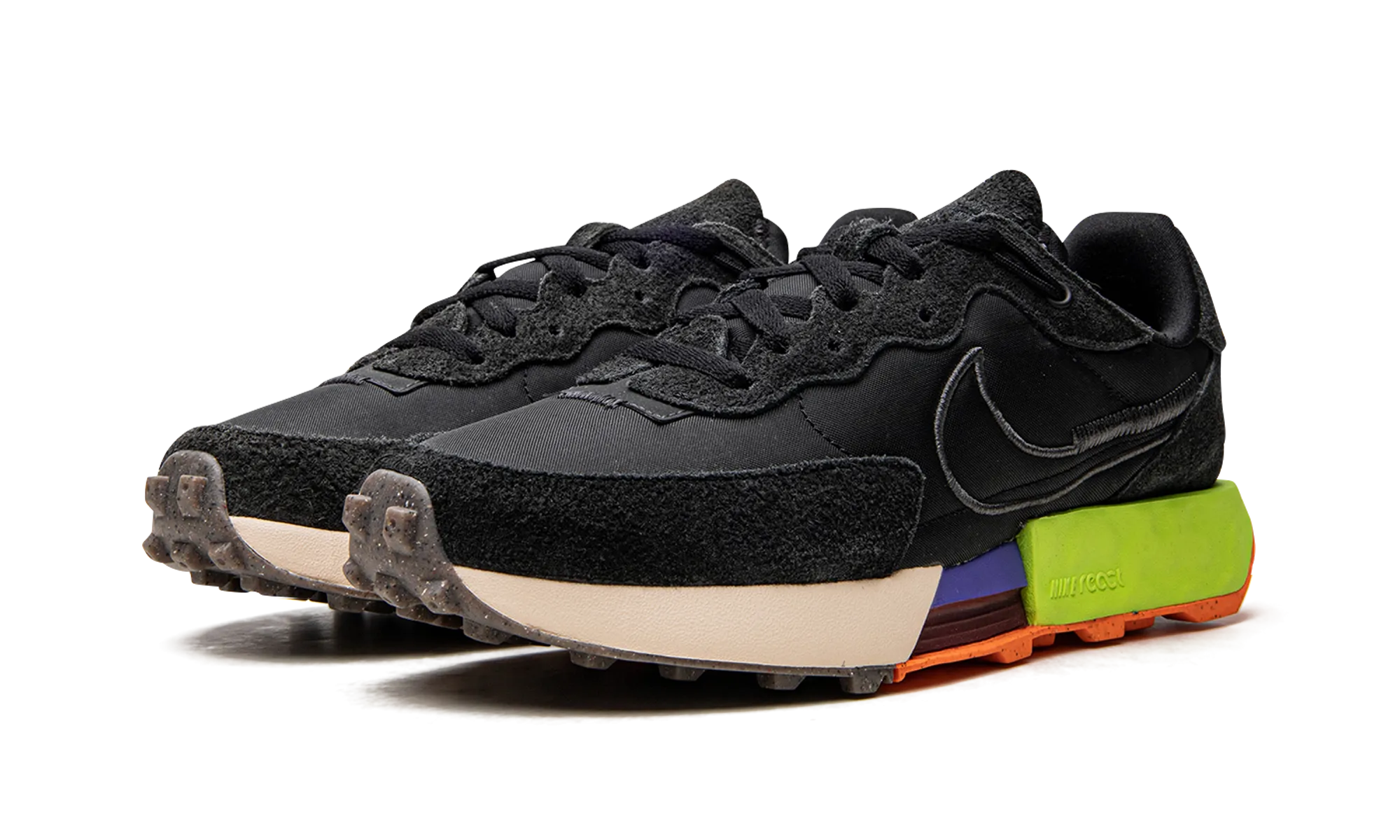 FONTANKA WAFFLE WMNS "Black Volt" Rebound Technology Non Irritating Stitching