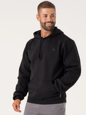 Stretchable Material Detachable Layers Force Hoodie - Black