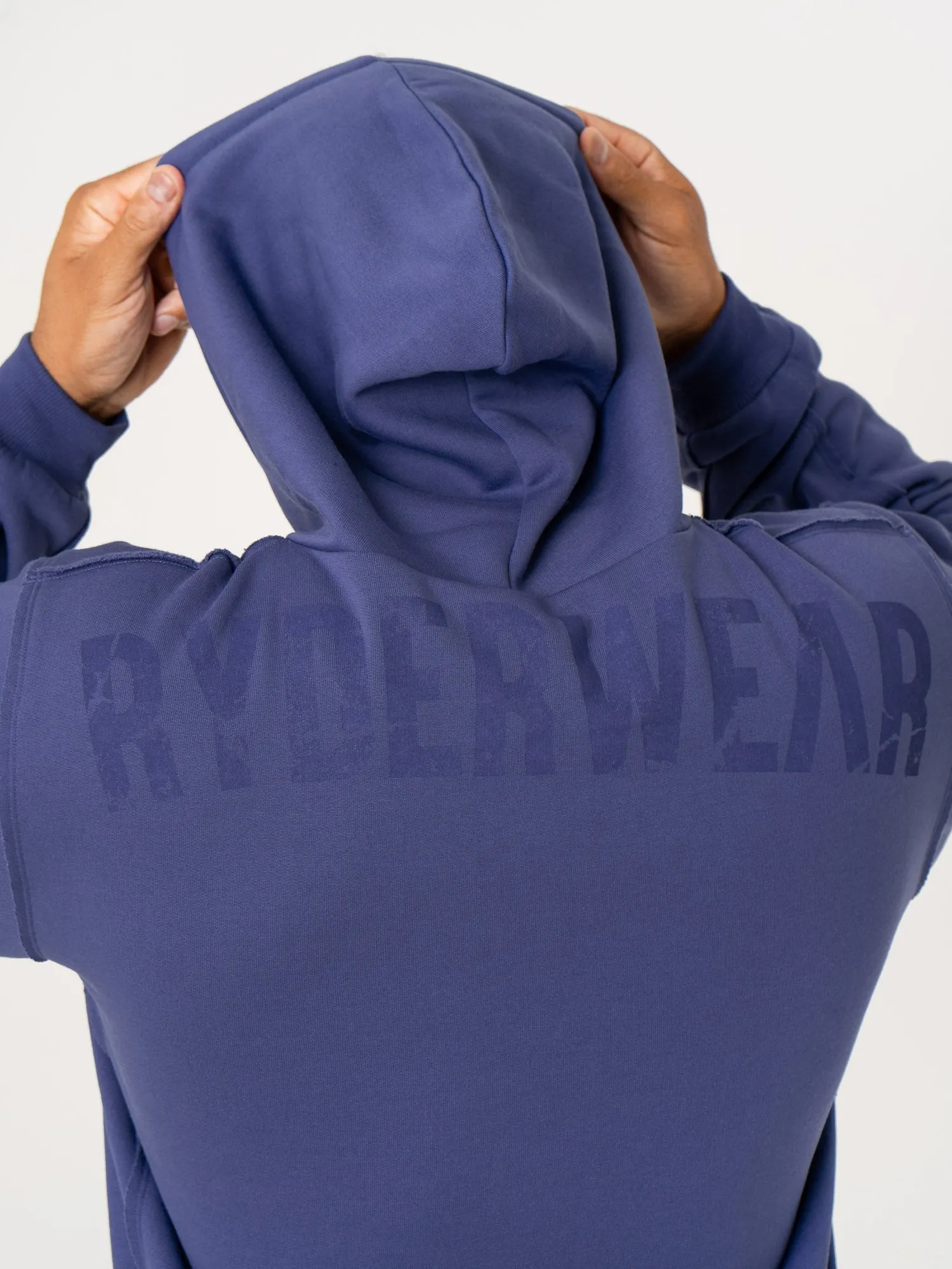 Force Hoodie - Indigo Magnetic Closure Snap Button