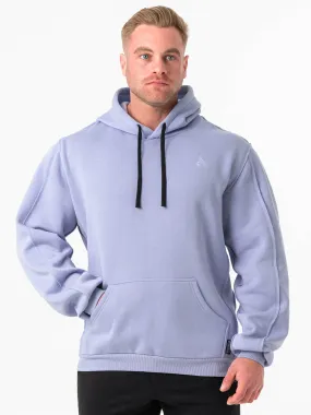 Anti Slip Cuffs Street Comfort Fit Force Hoodie - Lilac Blue
