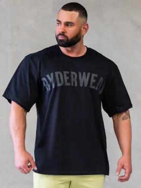 Classic Layer Force Oversized T-Shirt - Black