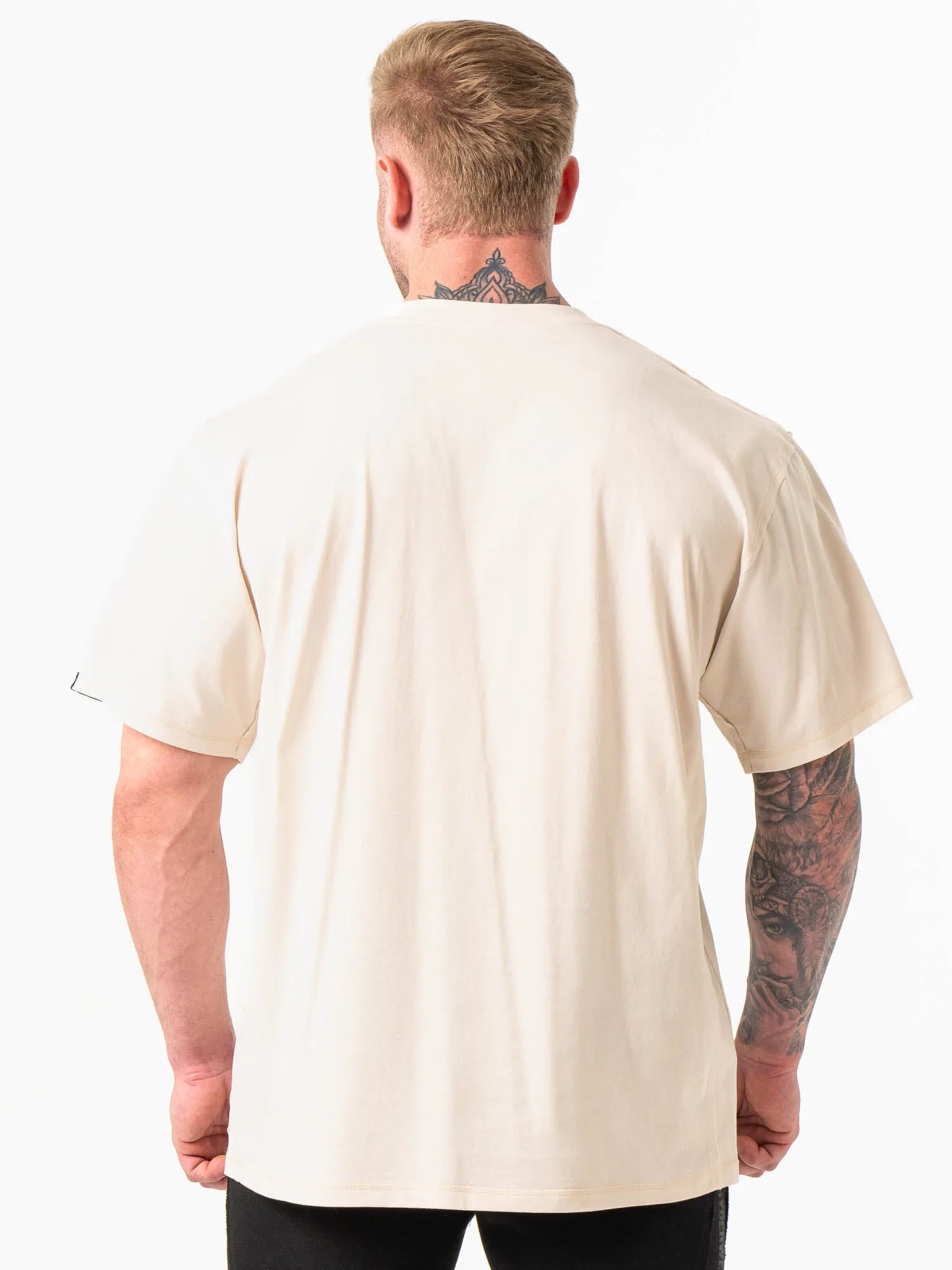 Force Oversized T-Shirt - Bone Casual Touch Comfort Fit Design