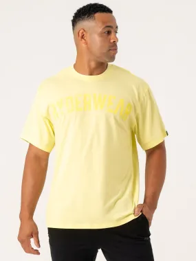 Durable Colorfast Finish Force Oversized T-Shirt - Lemon