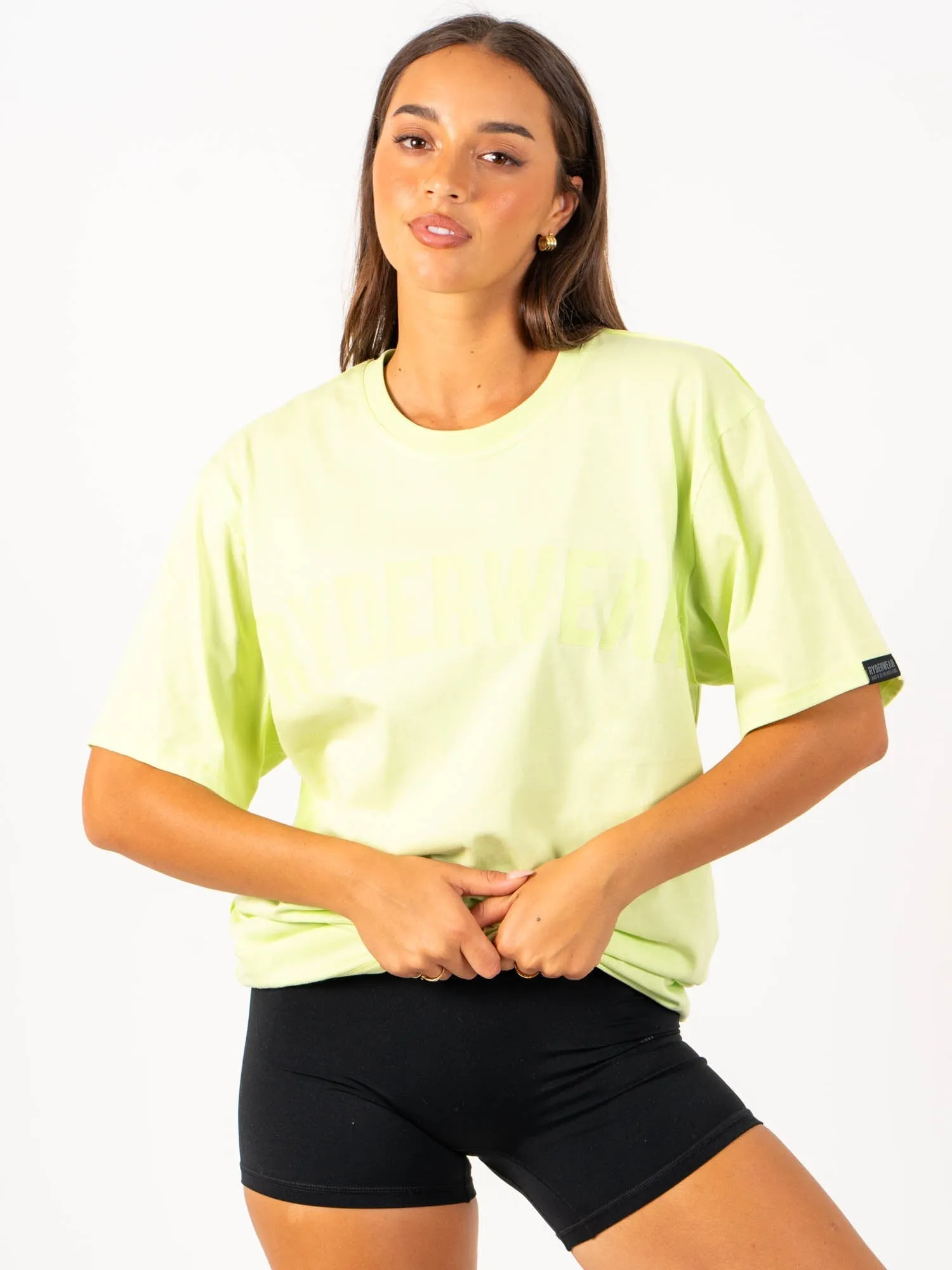 Bohemian style Force Oversized T-Shirt - Lime