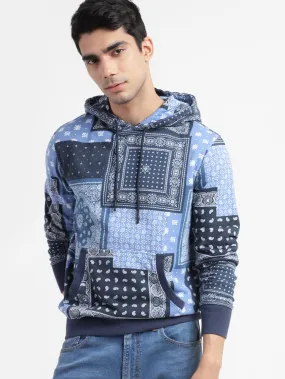 Cozy Layer Men's Ethnic Motifs Hooded Sweatshirt