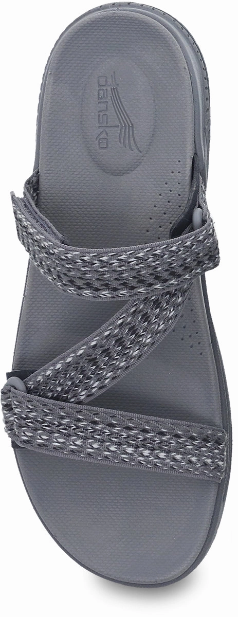 ethnic touch Travel sandals Rosette - Grey Multi