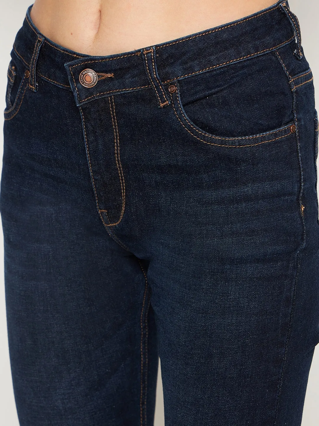 Fit Ready Work Ready Soft Madame Carbonblue Straight Fit Denim