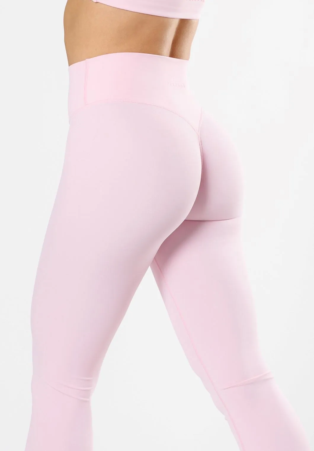 RecStretch Original Sculptseam? Plus Essential Flare Legging 34" Pink Opal Cozy Stretch Natural Touch
