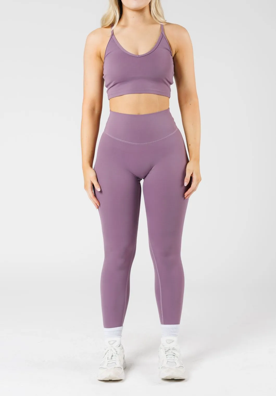 Fade Resistant Outdoor Running RecStretch Original Sculptseam? Plus Legging Mauve