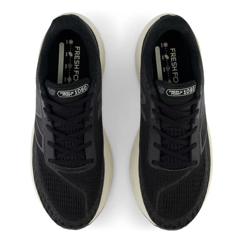 Fresh Foam X 1080v14 - Black with Magnet and Linen - Men's 360 Degree Breathability