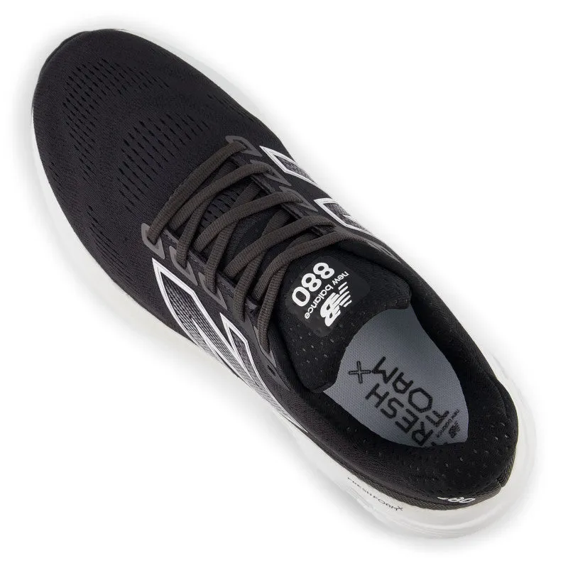 Enhanced Cushioning Fresh Foam X 880v15 - Black with White and Reflection - Men's