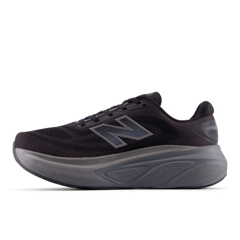 Fresh Foam X More v6 - Black with Castlerock and Black Metallic - Men's men's athletic shoes