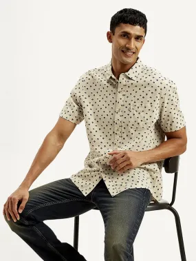 Date night Personalized Touch Men's Floral Slim Fit Shirt