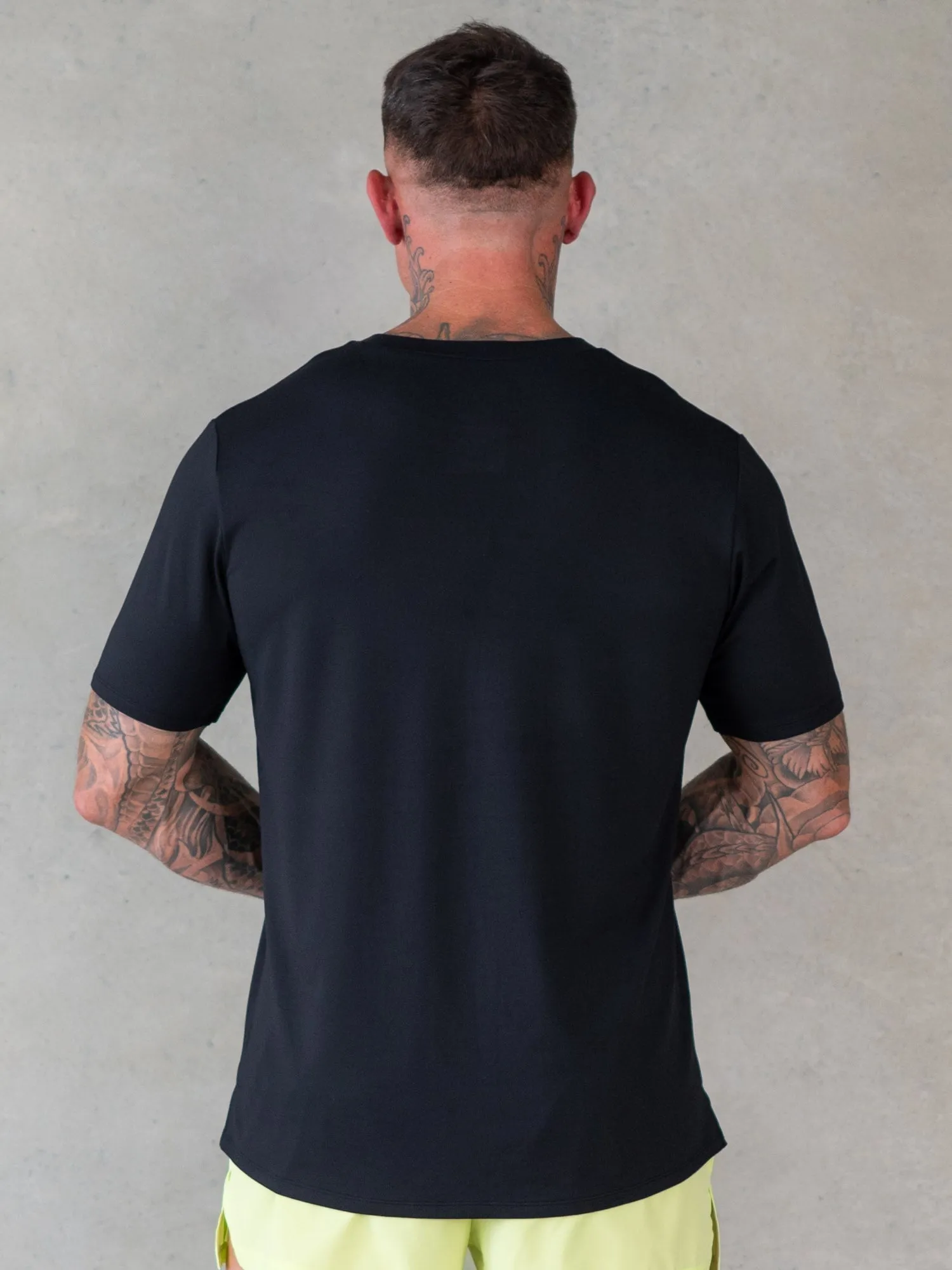 dry cleanable Soft Tech T-Shirt - Black