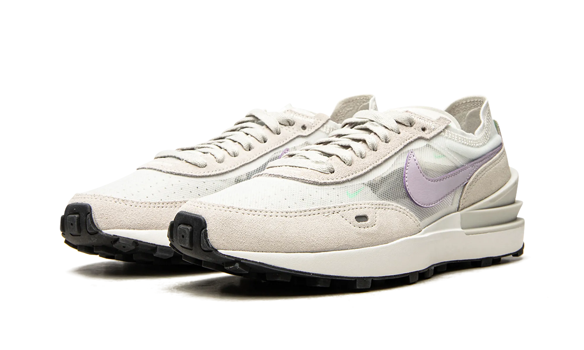 WAFFLE ONE WMNS "Summit White" Breathable mesh panel