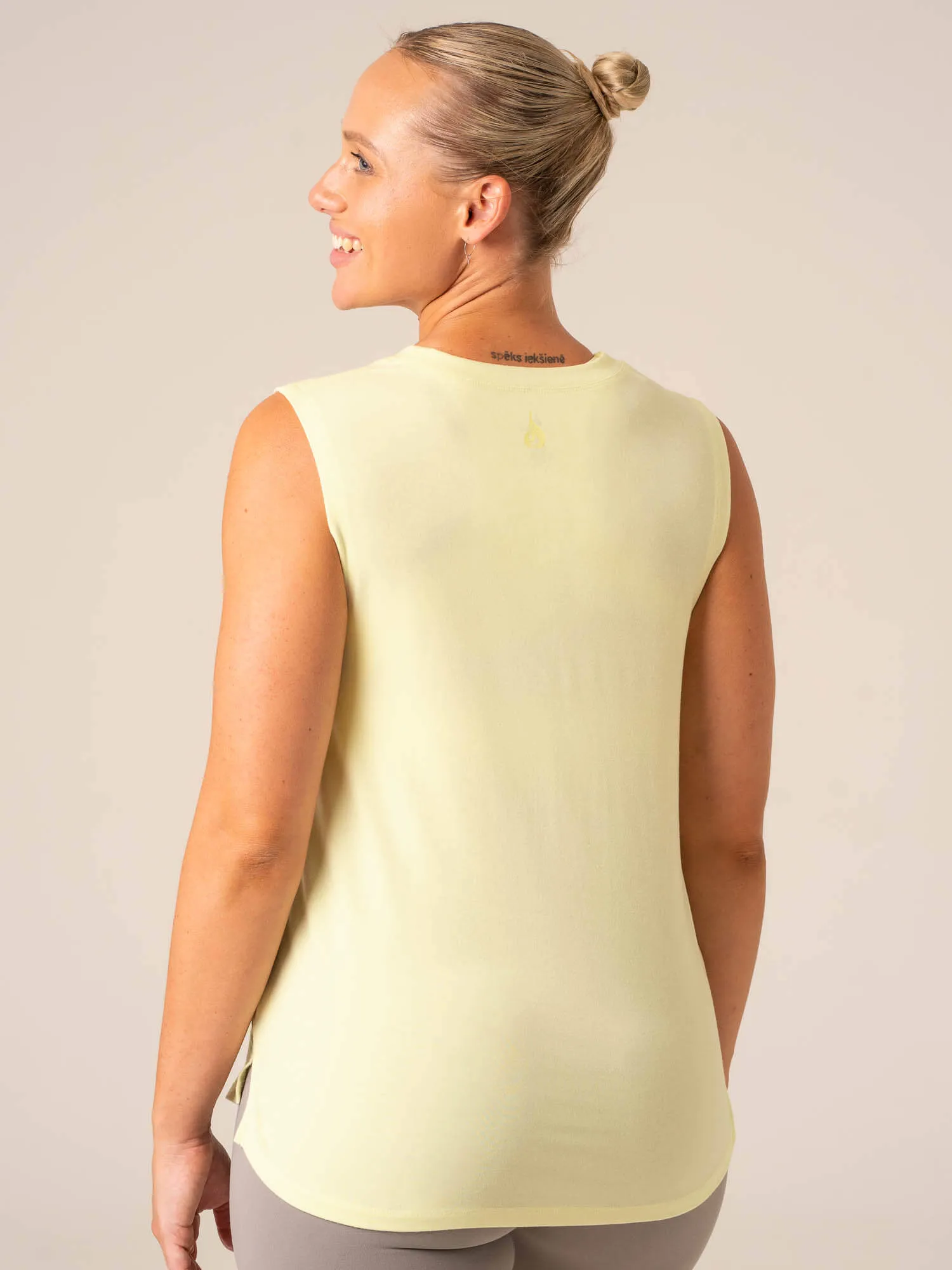 Embody Tank - Lemon AbrasionResistantFabric MoistureControl