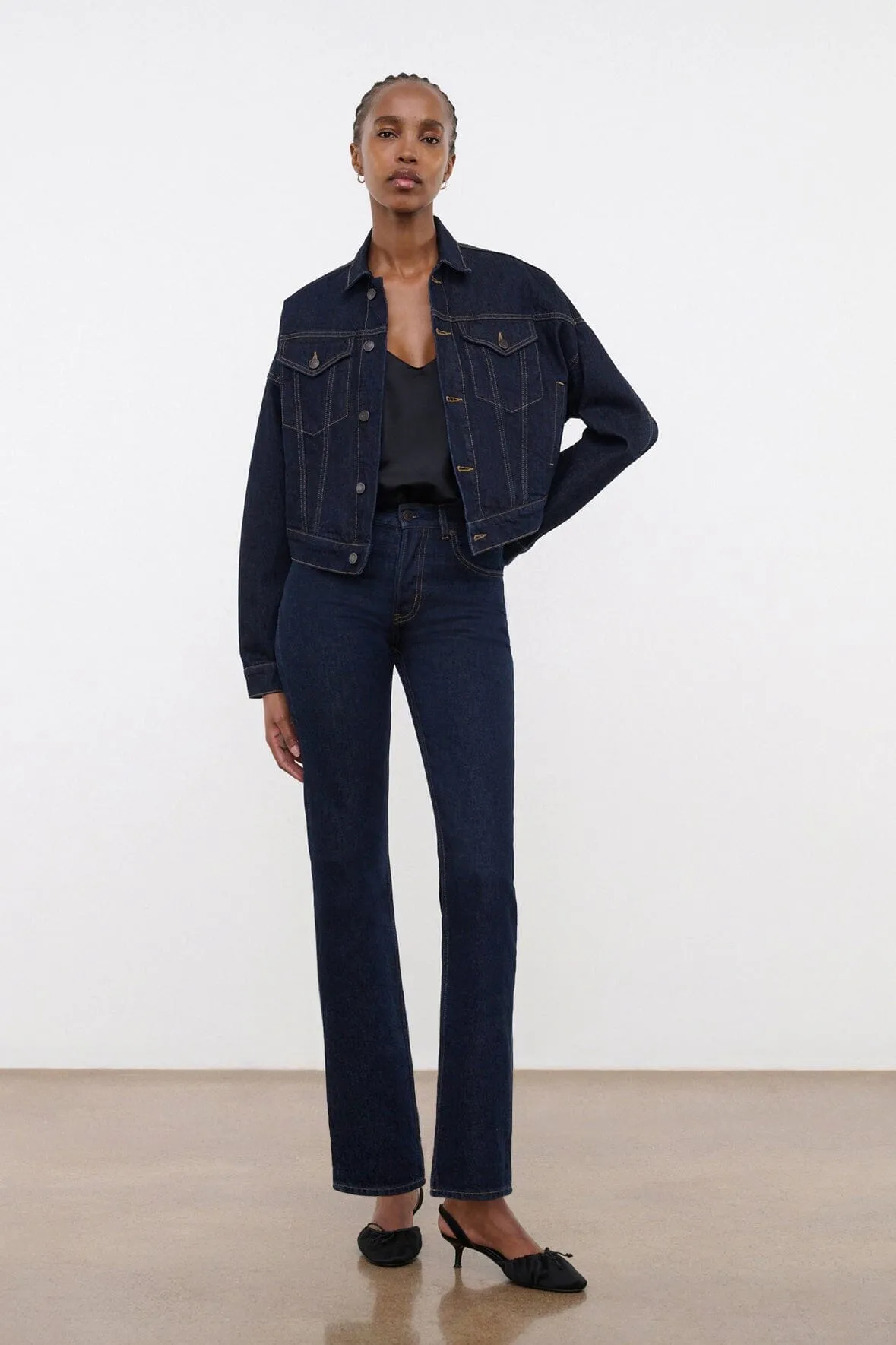 Festival Outfit Date Night Professional Wear Reliable Layer GLEN DENIM JACKET | INDIGO