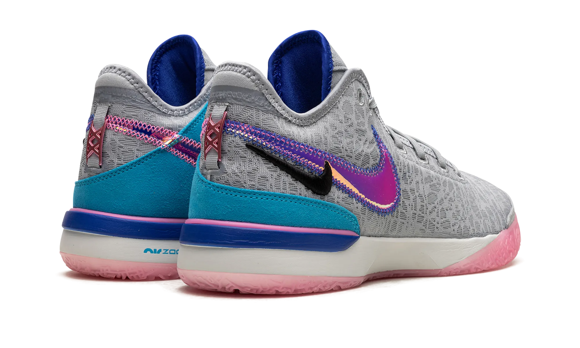 Zoom LeBron NXXT Gen "Wolf Grey" High Top Structure Adaptive Lacing
