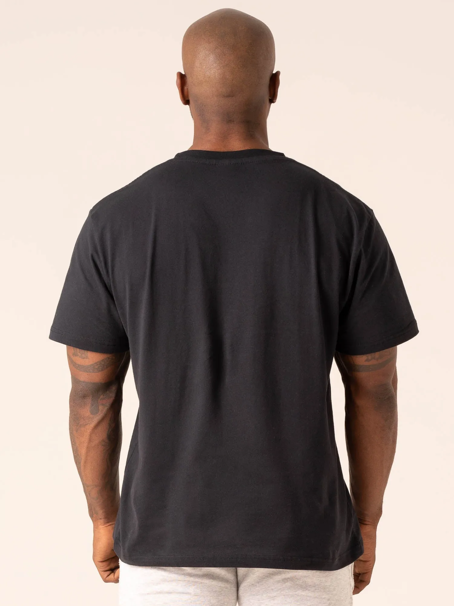 Grit Oversized T-Shirt - Black Comfort Apparel Travel Essential