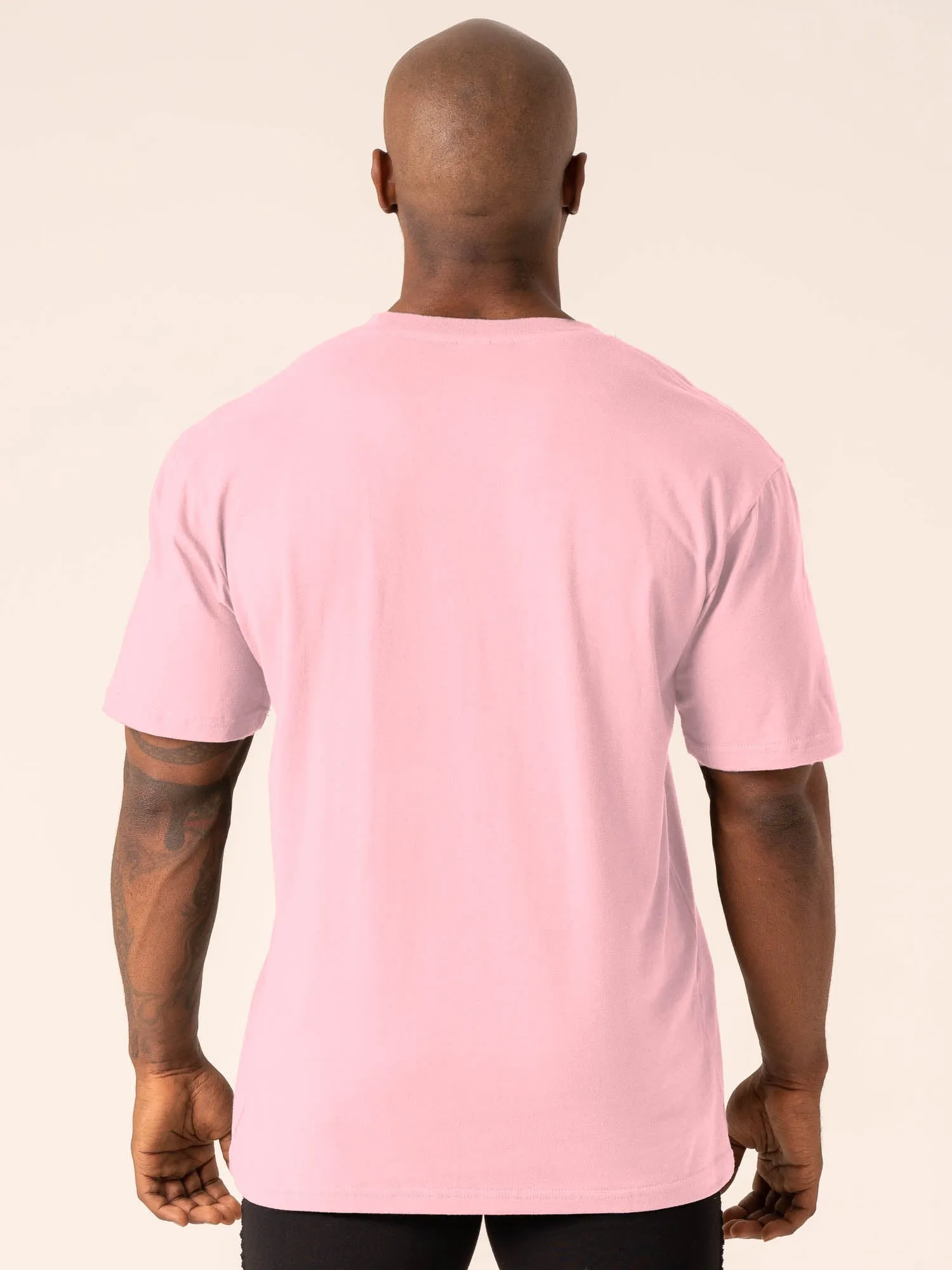Perfect Style Grit Oversized T-Shirt - Pink